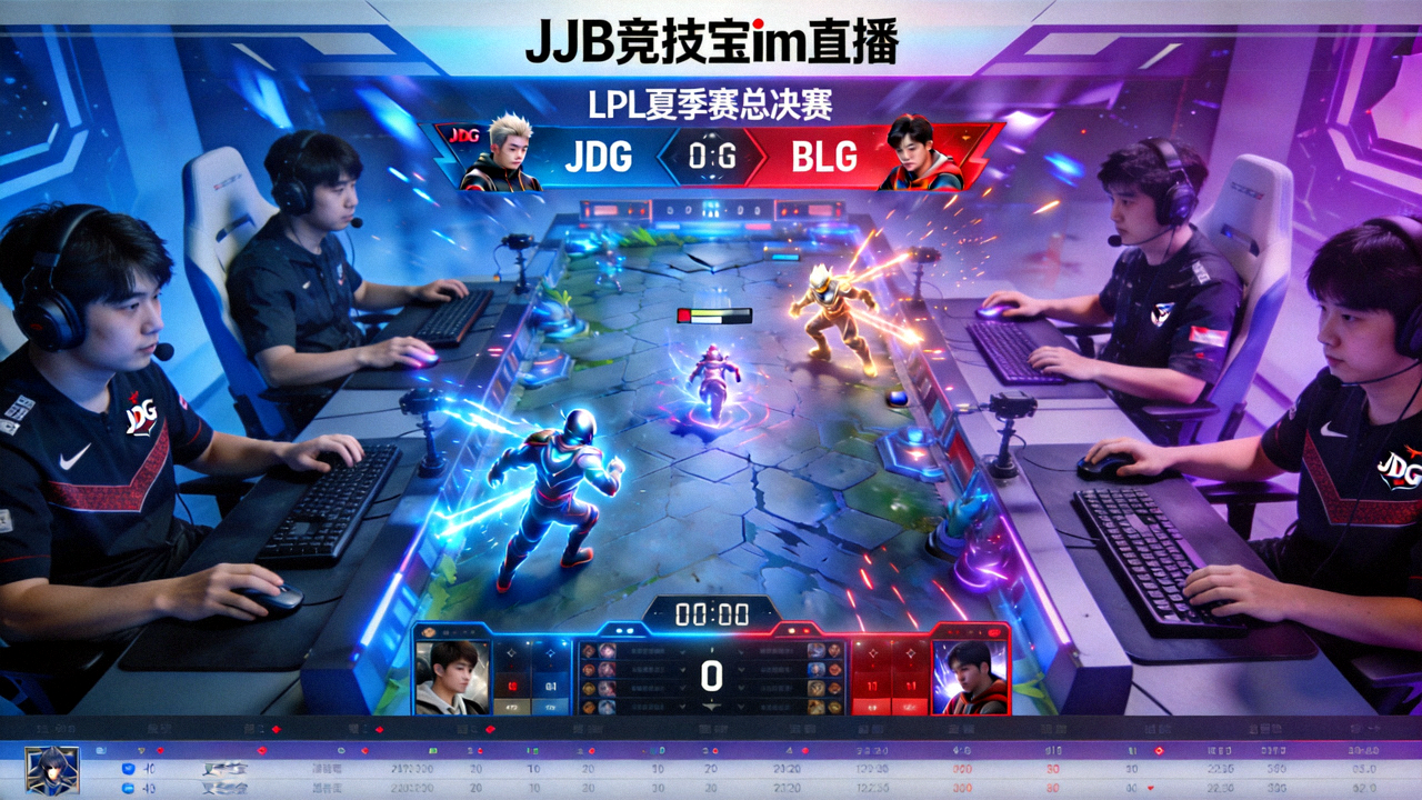 JJB竞技宝im直播频道播放LPL夏季赛总决赛JDG对阵BLG的高清比赛画面